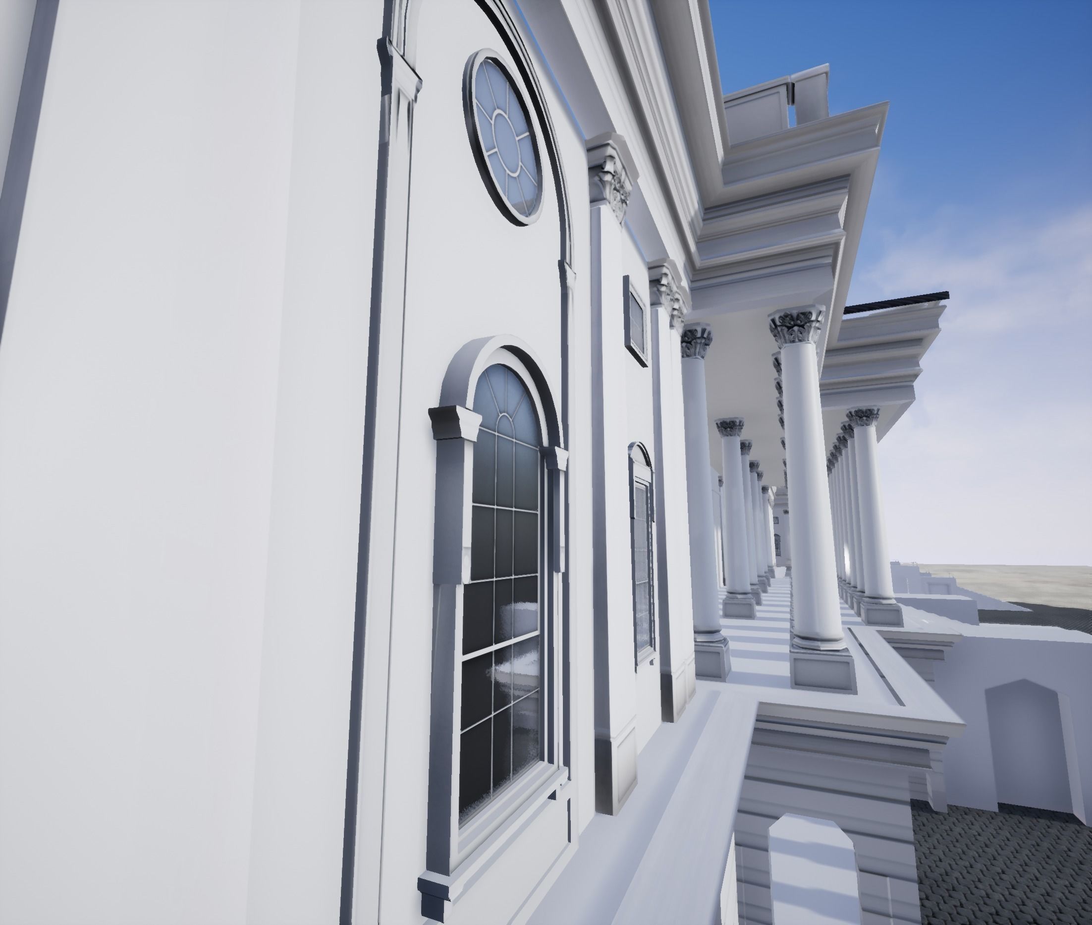 United States Capitol low poly Low-poly 3D model_52