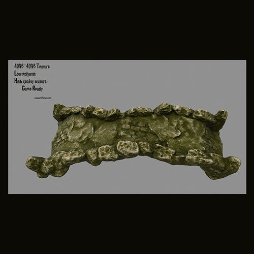 old bridge 1 Low-poly 3D model
