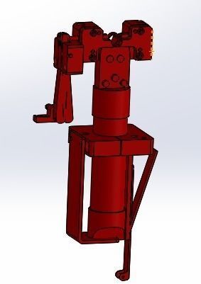 pneumatic clamp 3D model_2