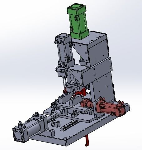 pneumatic clamp 3D model_0
