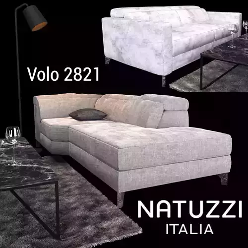 Sofa Natuzzi Volo 2821  3D model