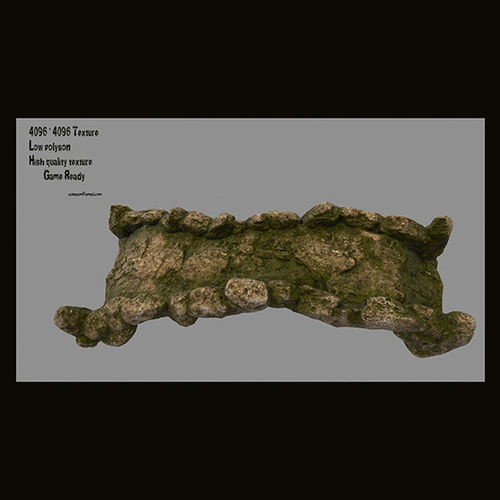 old bridge 1 Low-poly 3D model