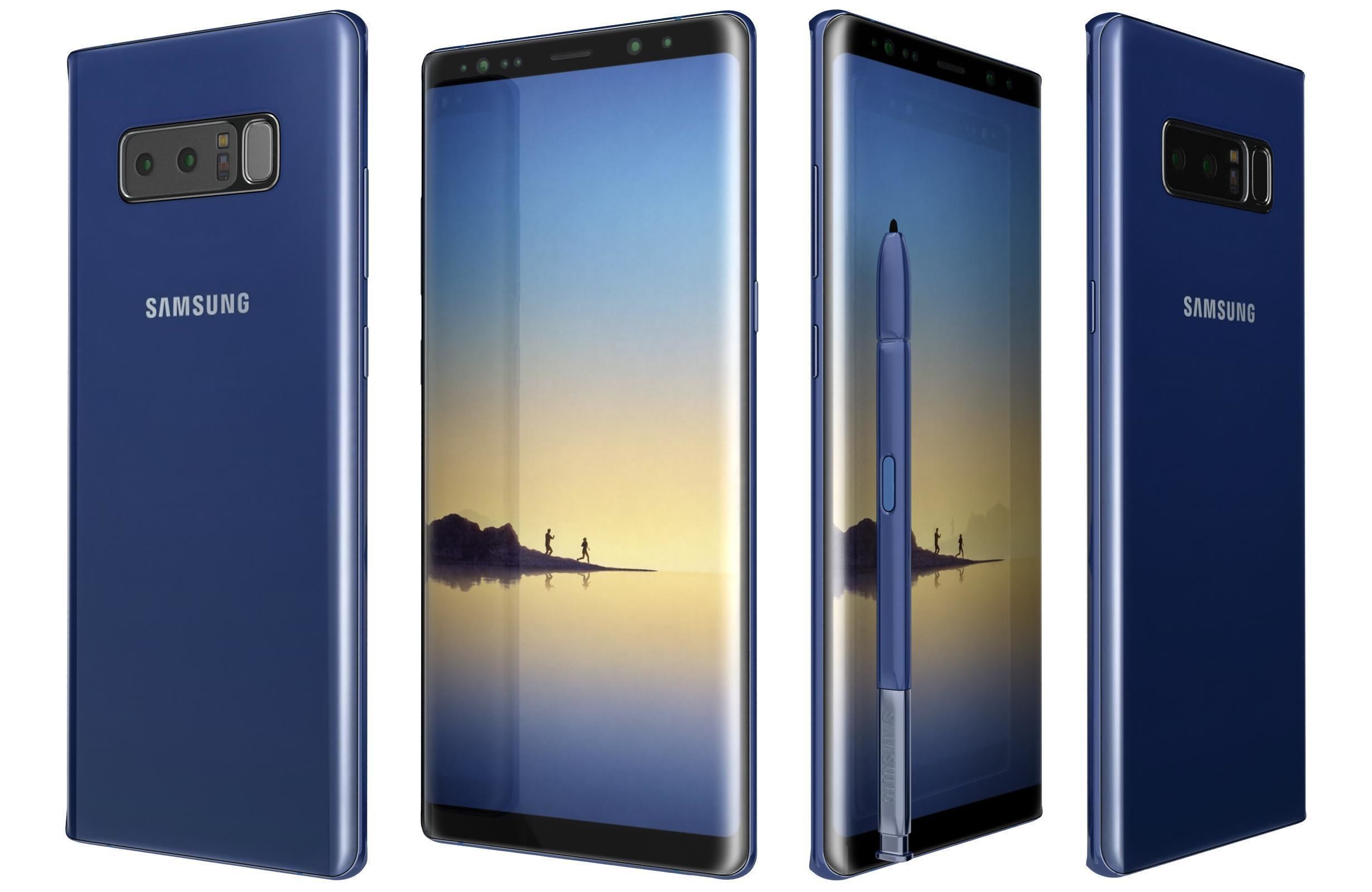 Samsung Galaxy Note 8 All Colors 3D model_8