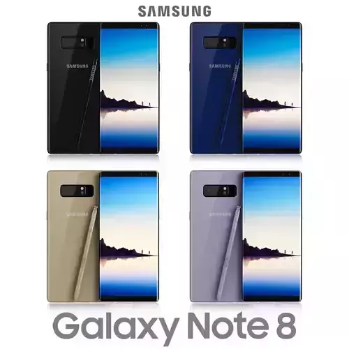 Samsung Galaxy Note 8 All Colors