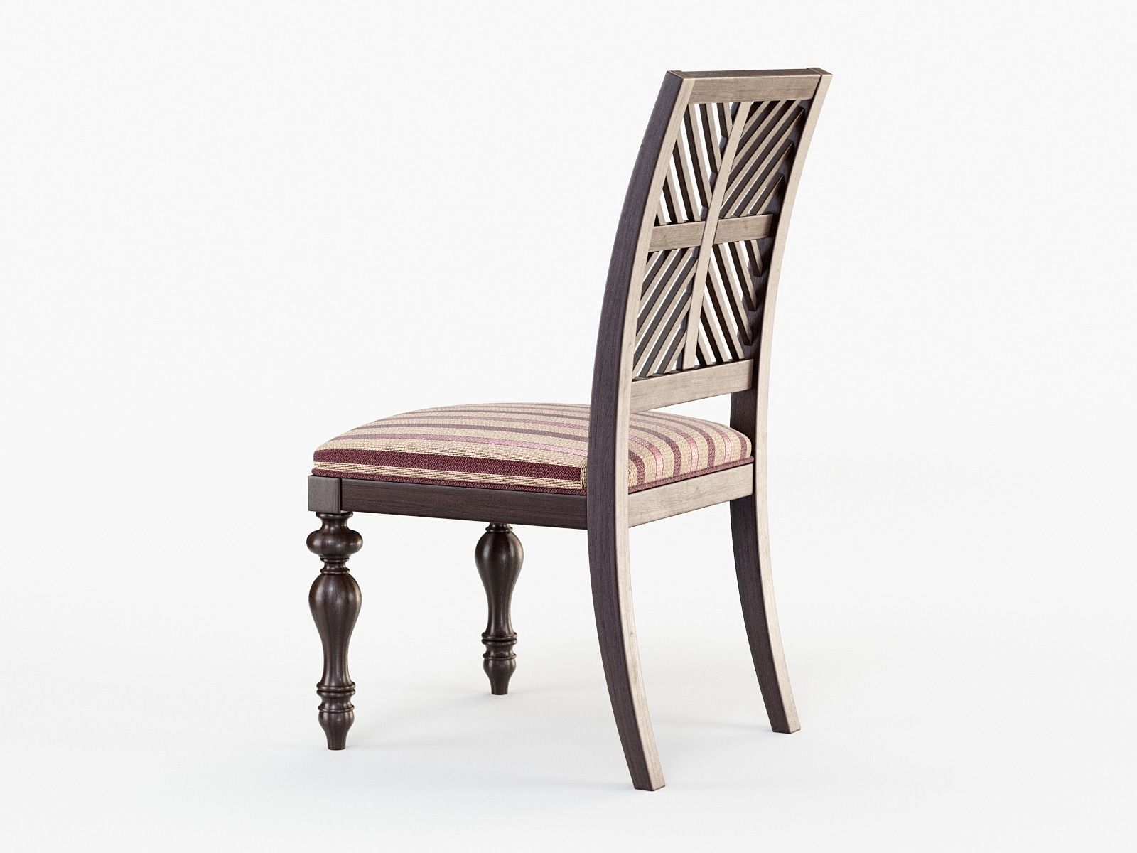 Pattern Back Side Chair 3D model | CGTrader