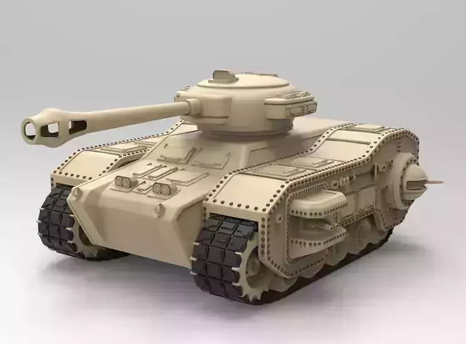Tank 3d model toy 3D model