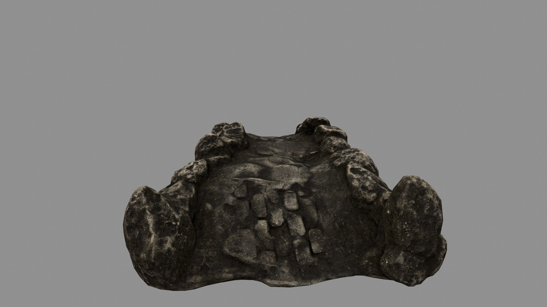 old bridge 3 Low-poly 3D model_1