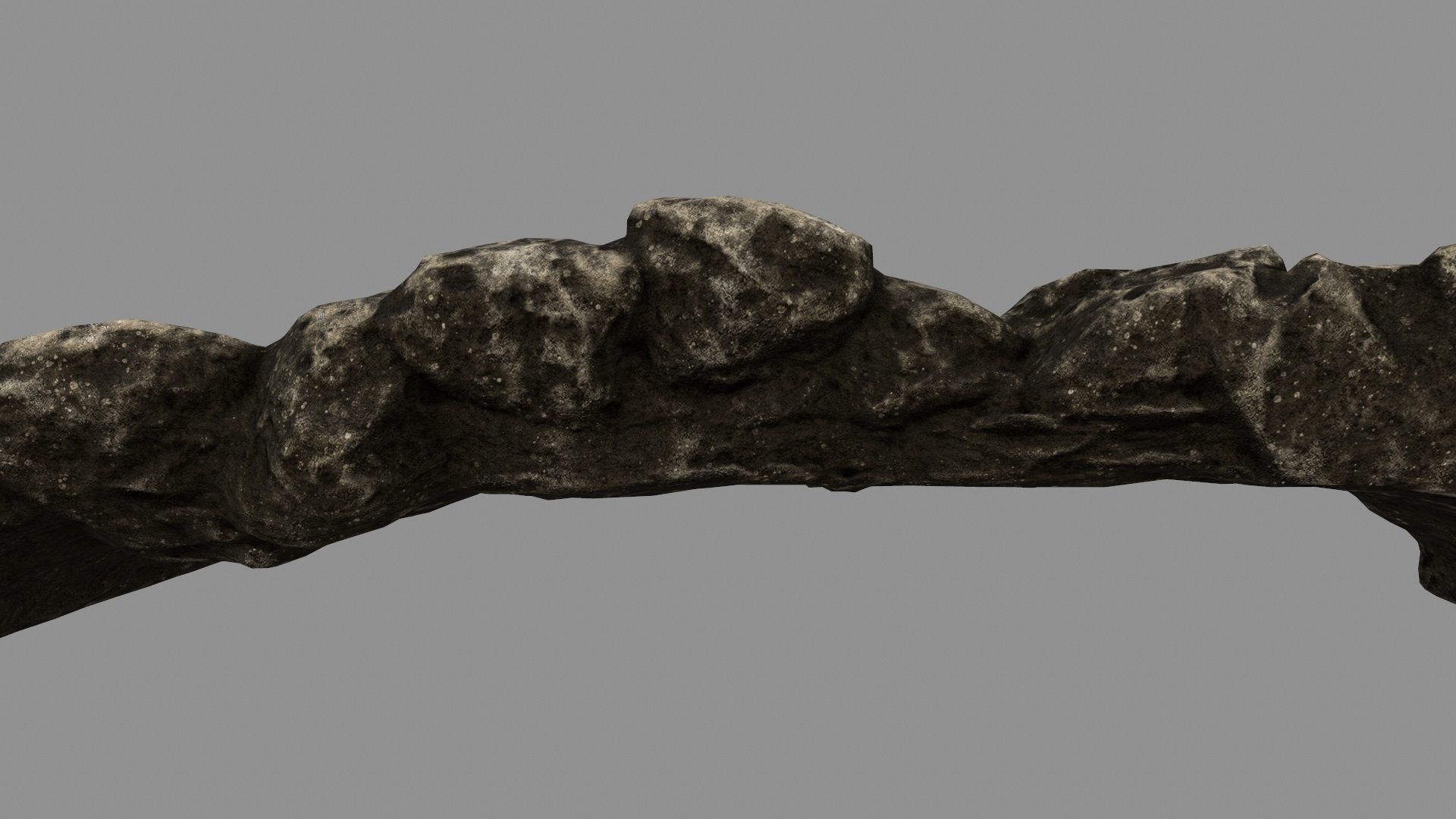 old bridge 3 Low-poly 3D model_9