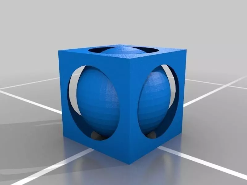 Captive sphere Free 3D print model