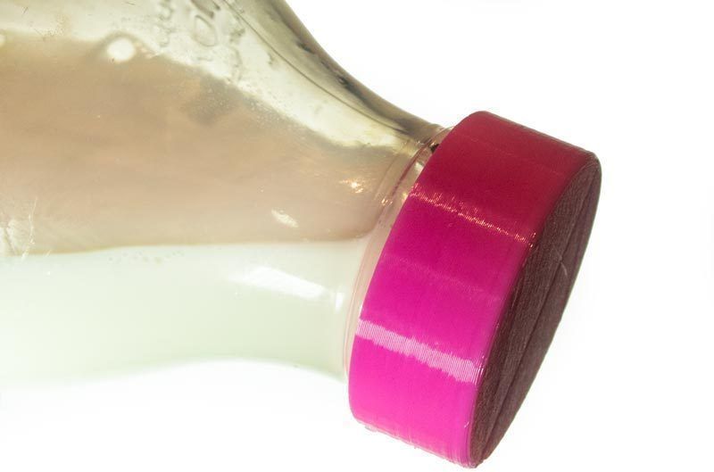 Milk bottle cap Free 3D print model_1