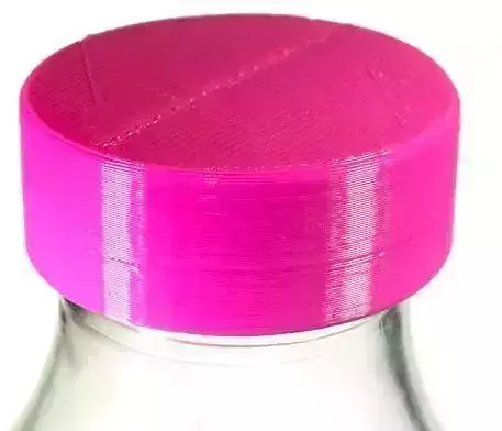 Milk bottle cap Free 3D print model