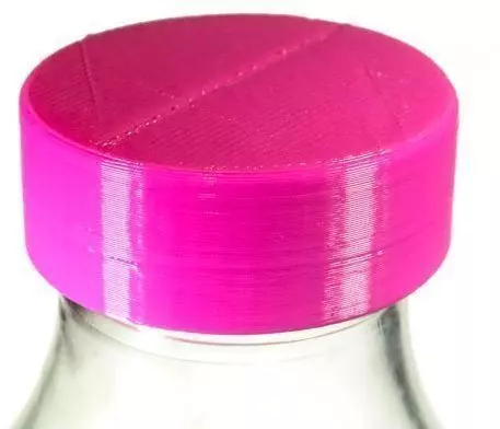 Milk bottle cap Free 3D print model_0