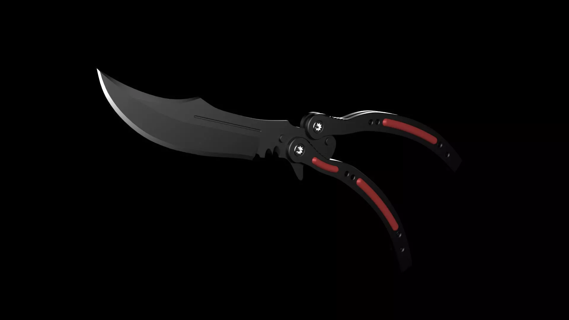 ButterFly Knife Free 3D model_0