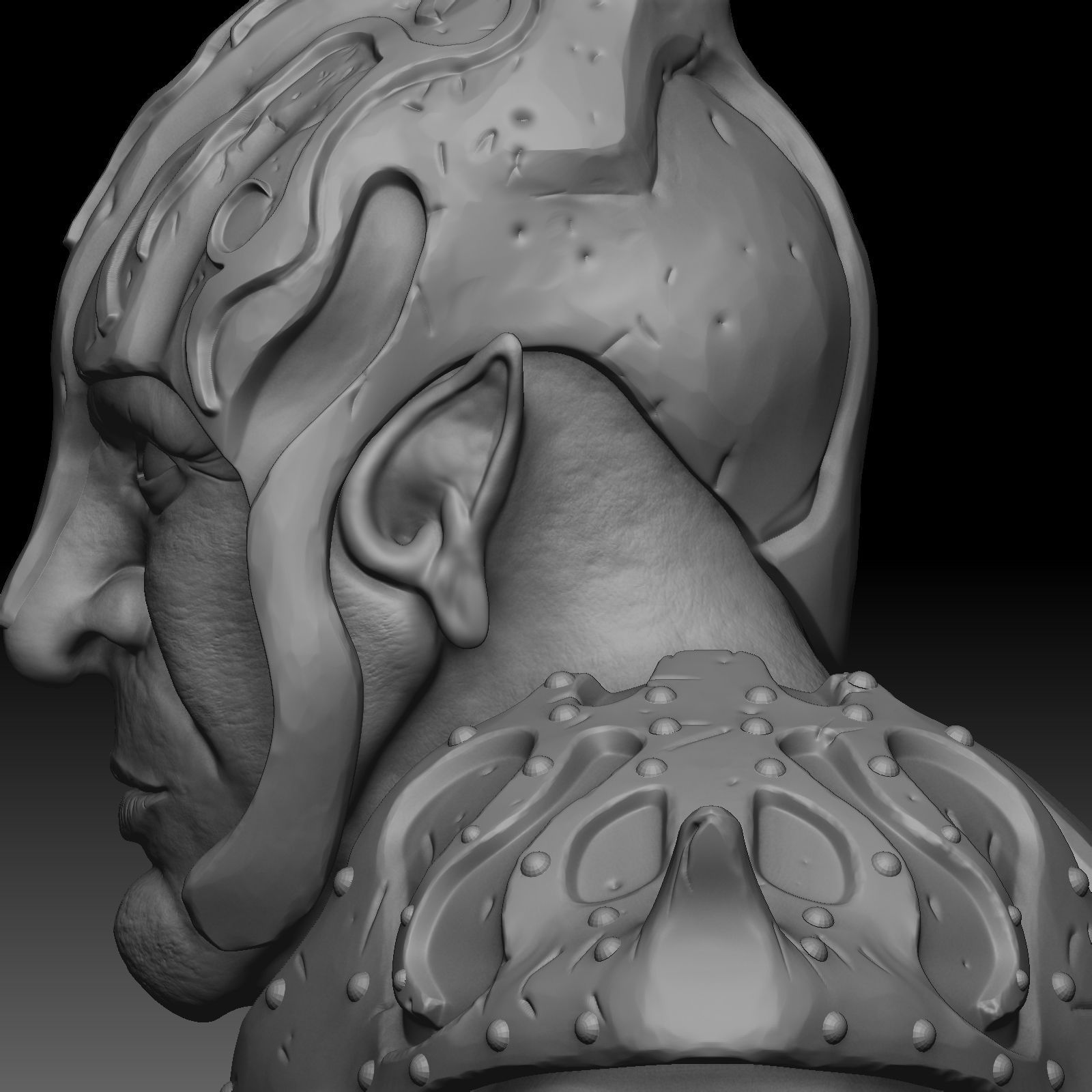 Character warrior 3D model_11