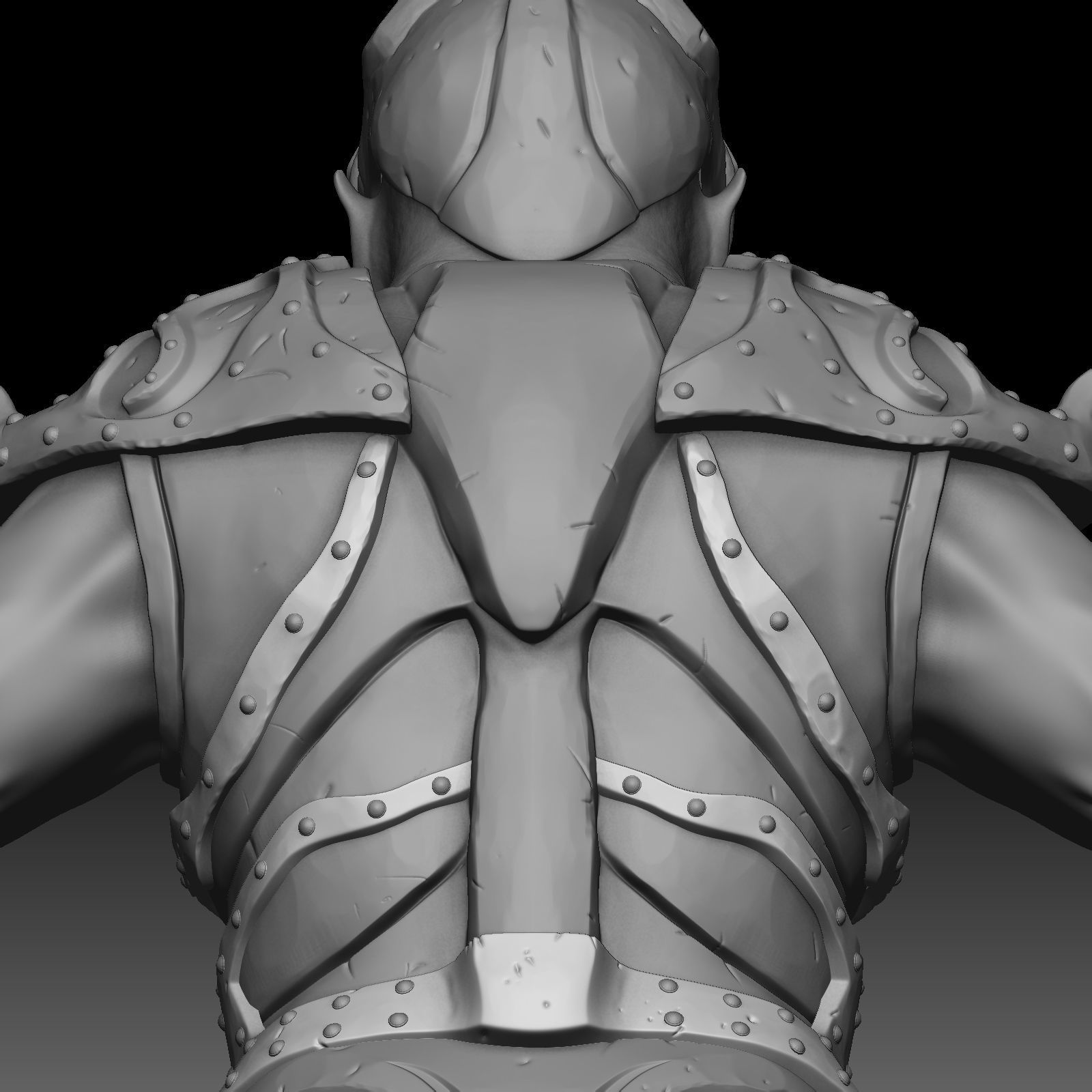 Character warrior 3D model_10
