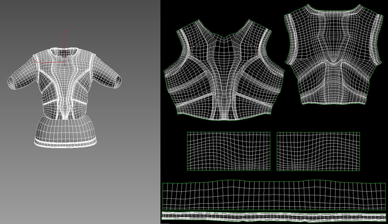 Character warrior 3D model_19