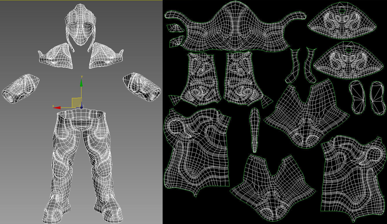 Character warrior 3D model_21