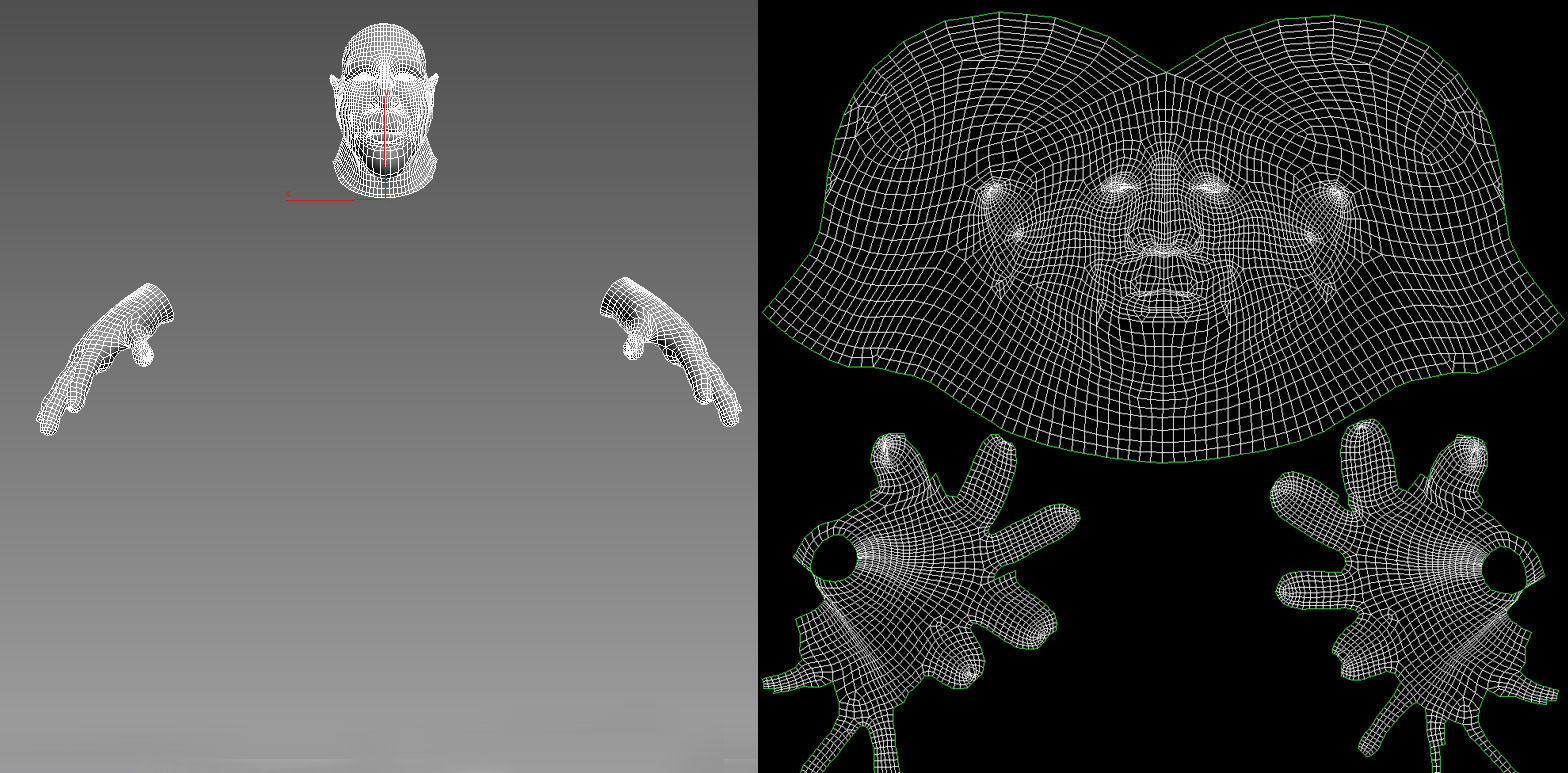 Character warrior 3D model_20