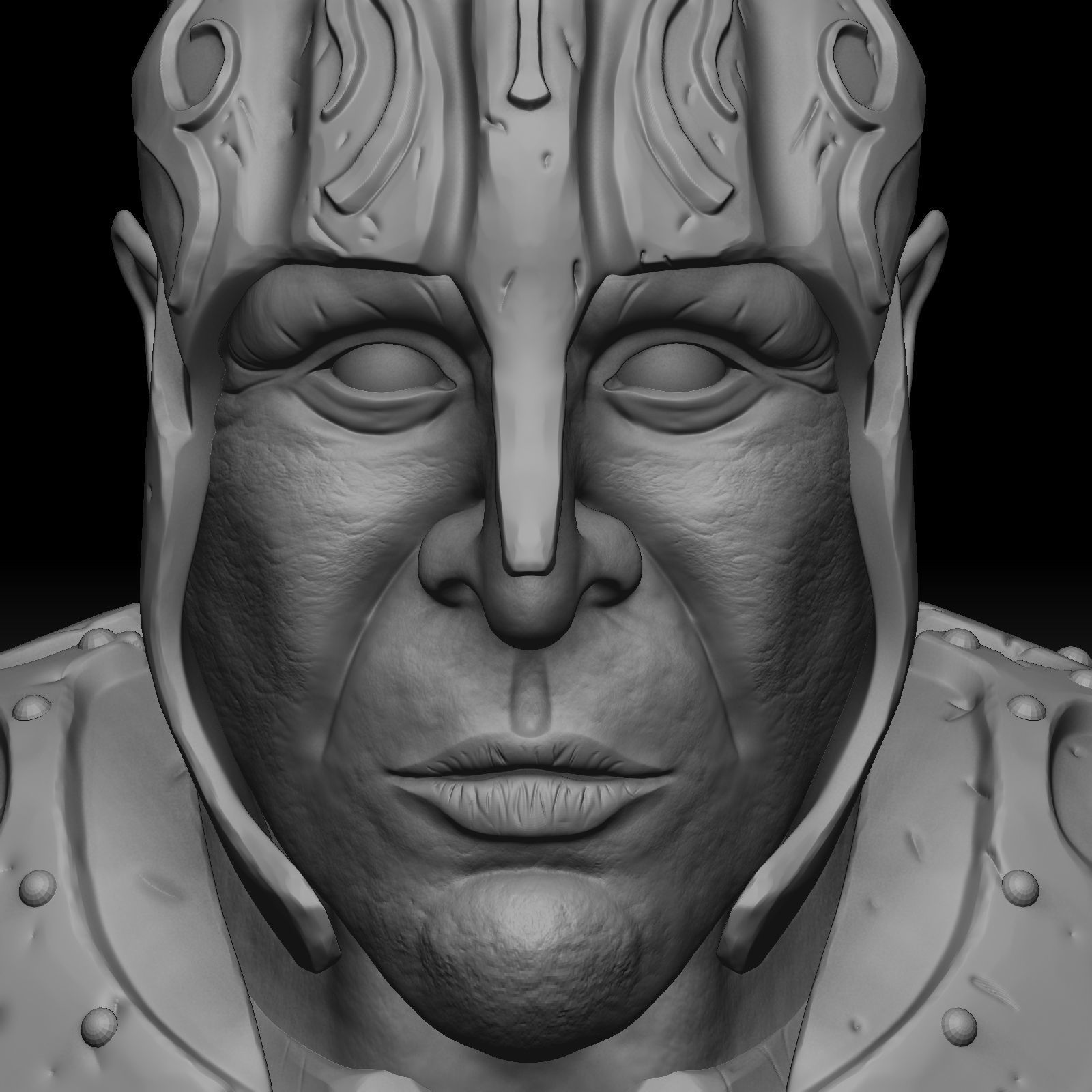 Character warrior 3D model_12