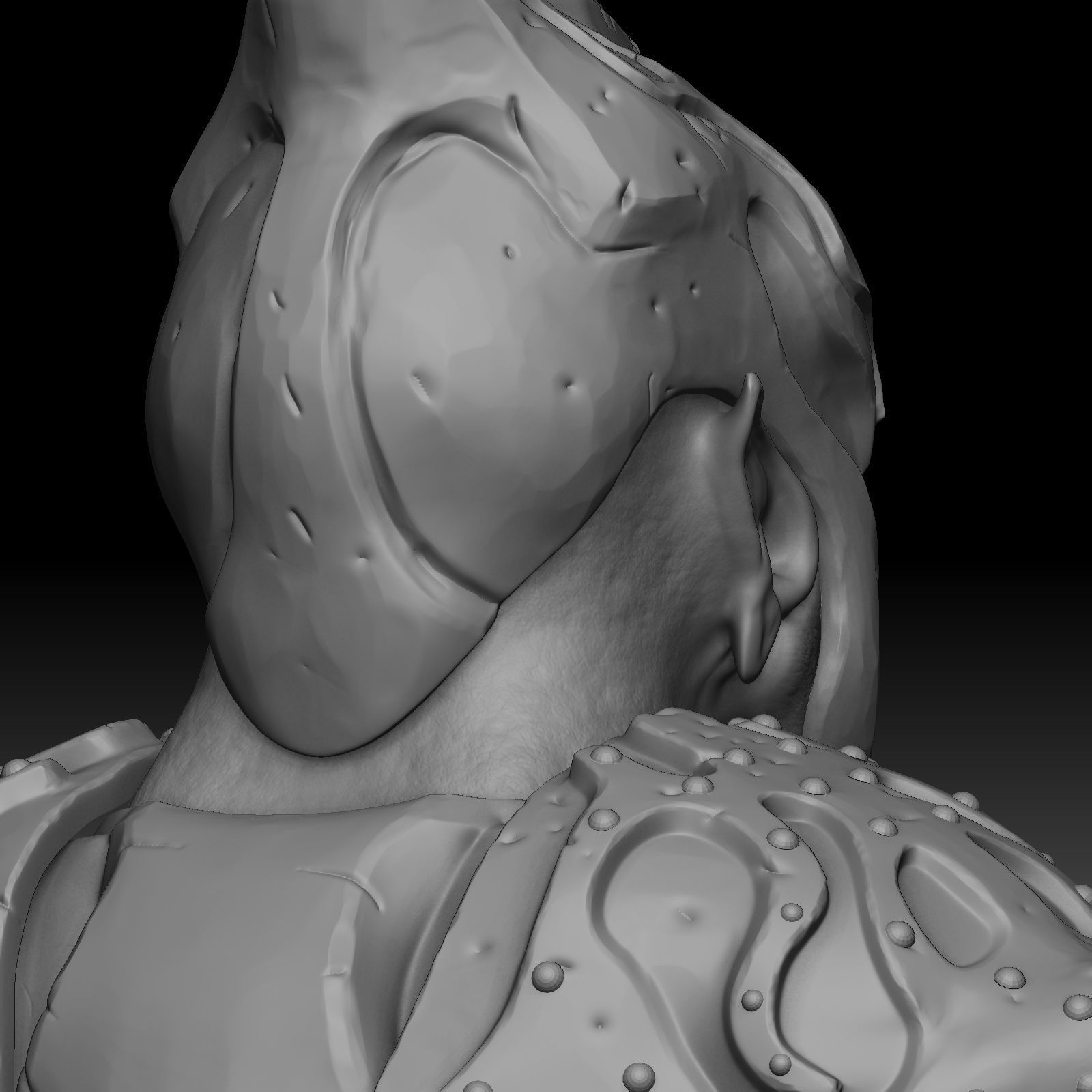 Character warrior 3D model_9