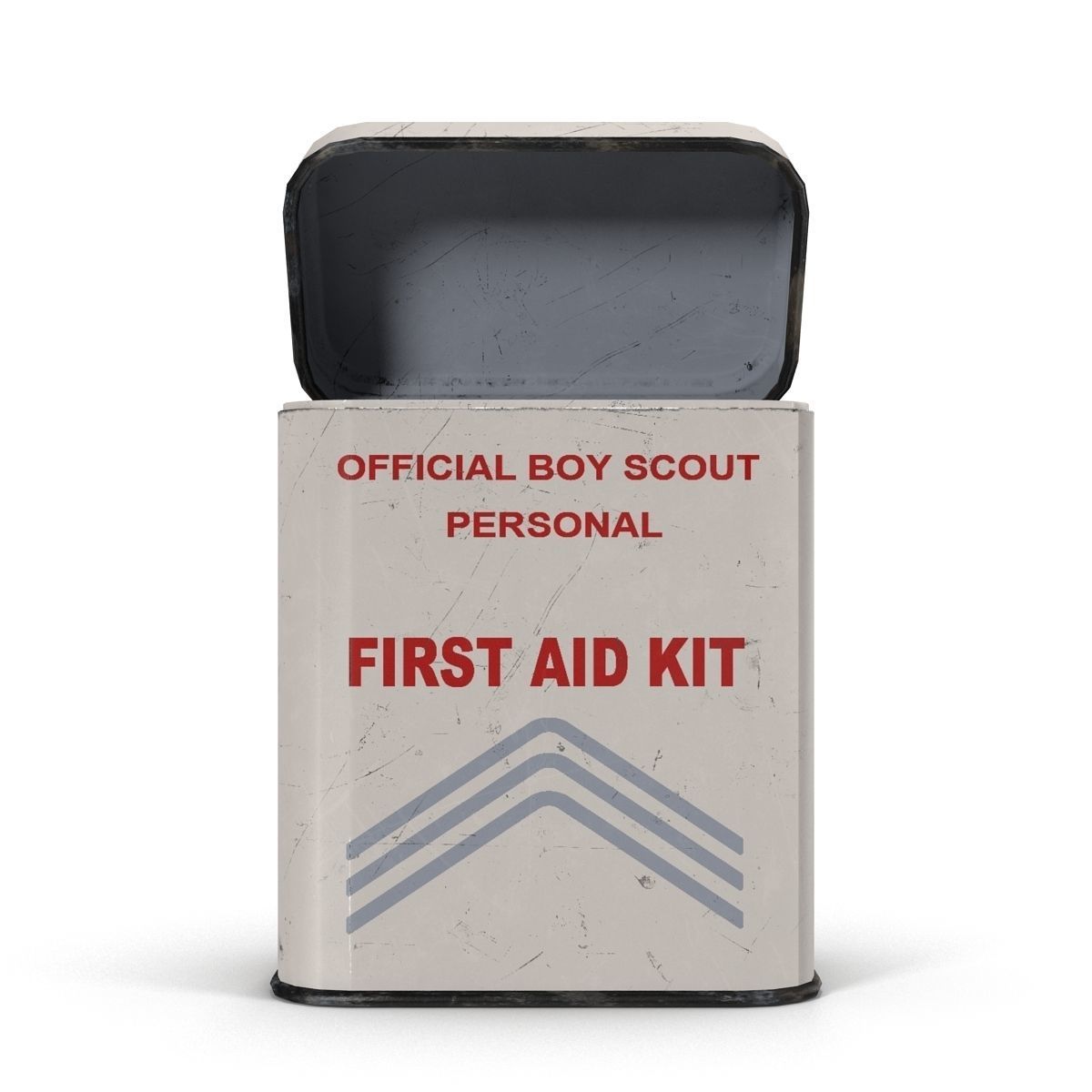 First aids kit 5 Low-poly 3D model_3