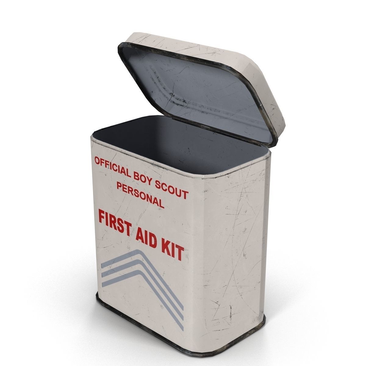 First aids kit 5 Low-poly 3D model_6