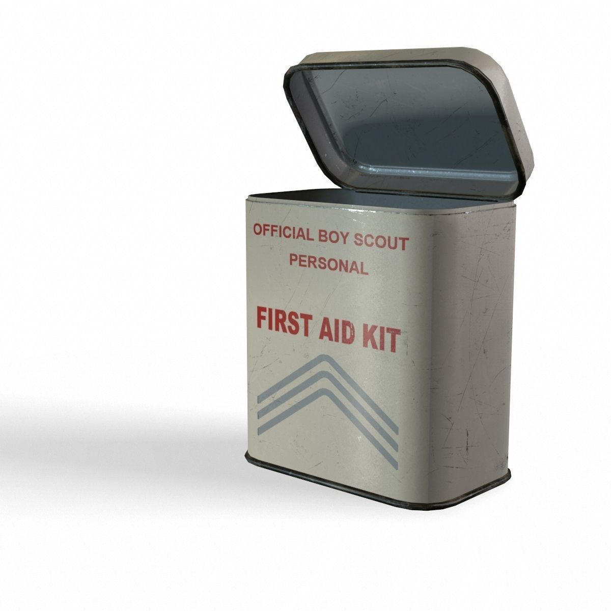First aids kit 5 Low-poly 3D model_2