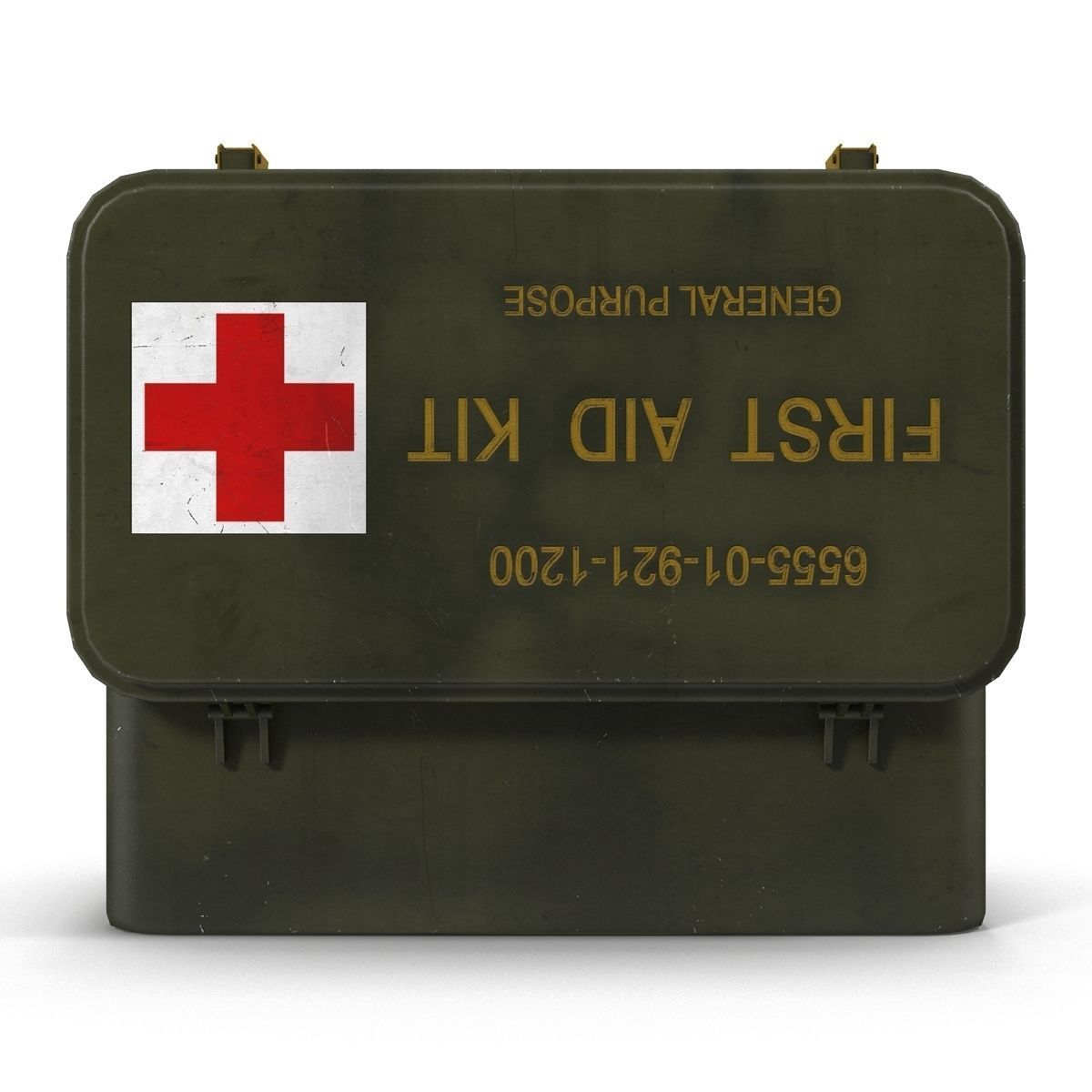 First aids kit 6 Low-poly 3D model_8