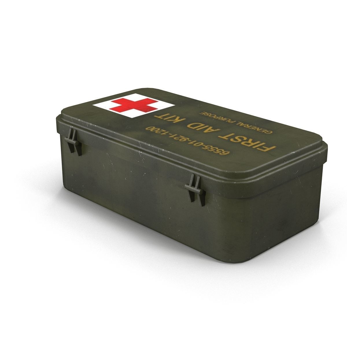 First aids kit 6 Low-poly 3D model_1