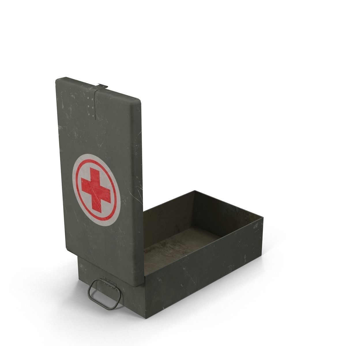 First aid kits Collection Low-poly 3D model_6