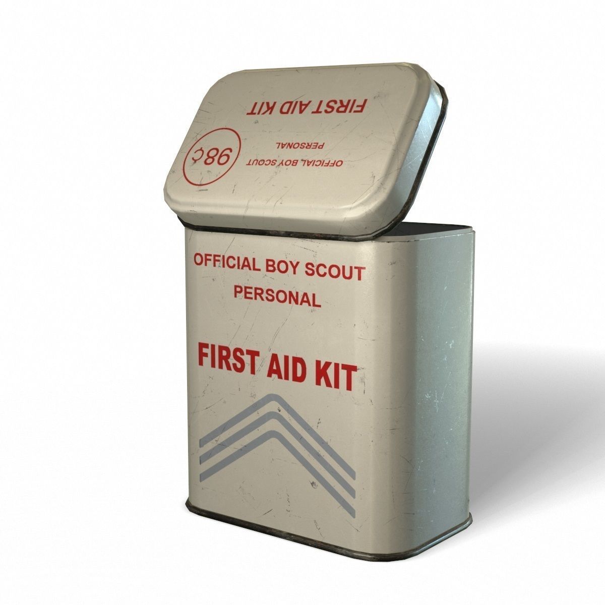 First aid kits Collection Low-poly 3D model_21