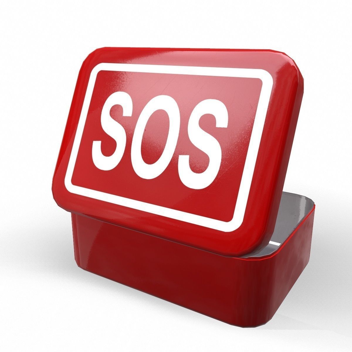 First aid kits Collection Low-poly 3D model_29