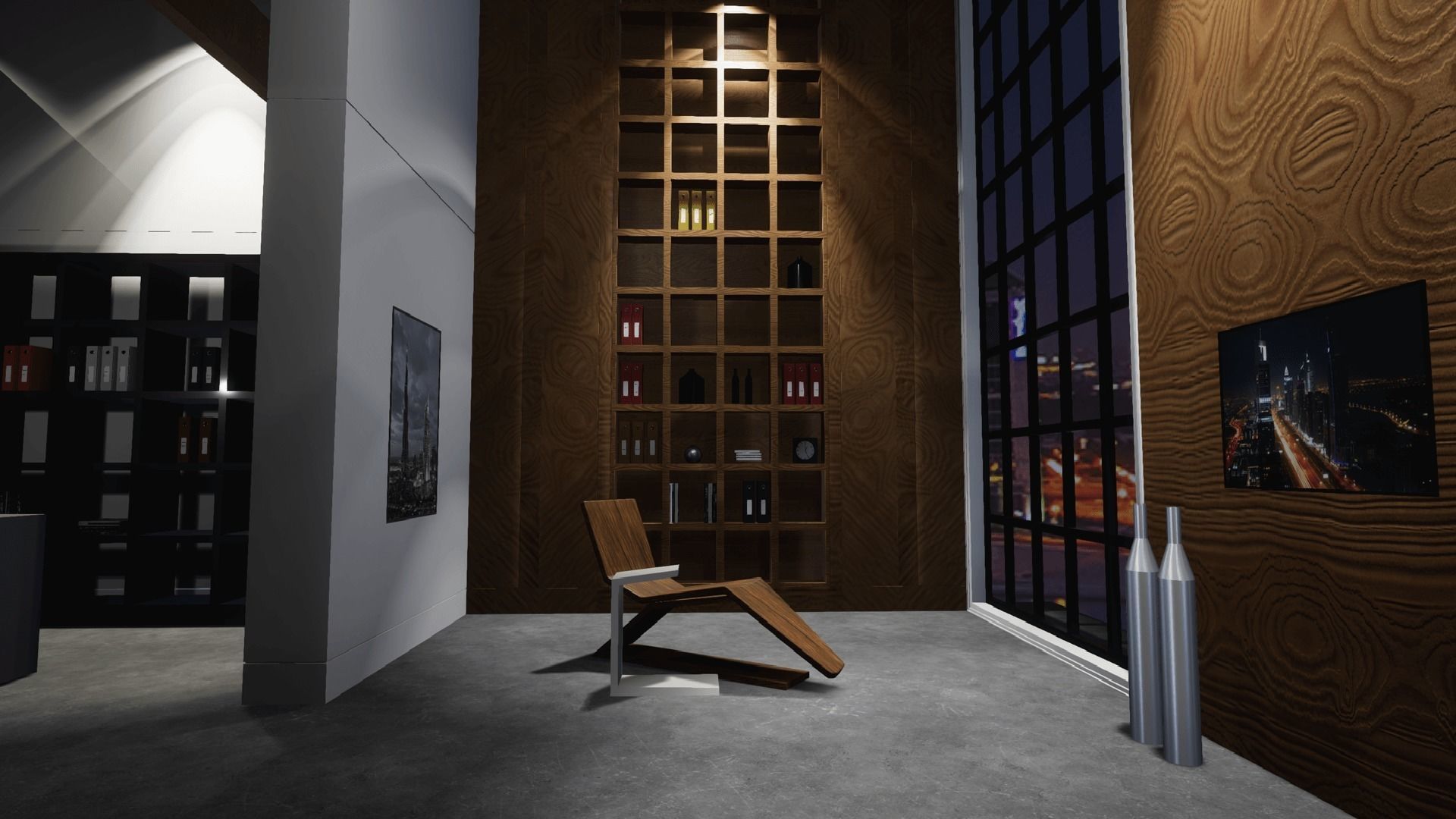 UE4 Office Low-poly 3D model_3