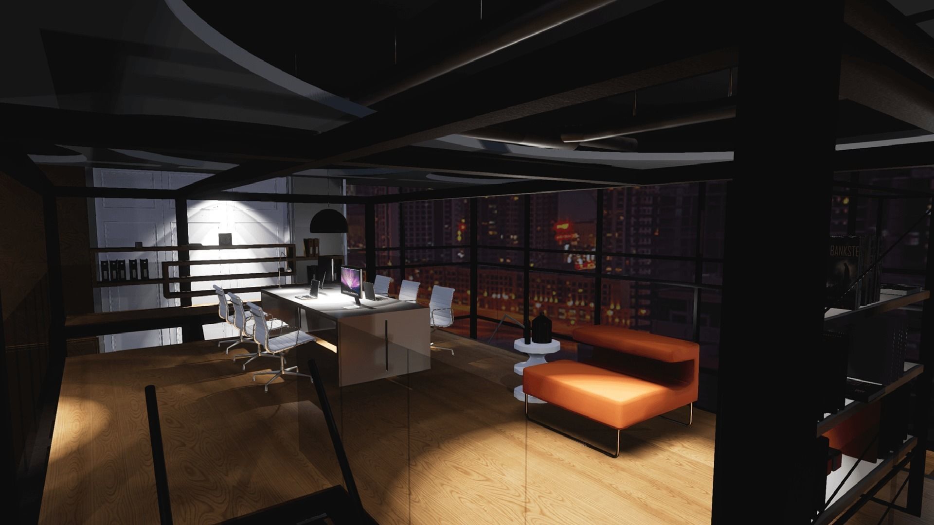 UE4 Office Low-poly 3D model_7