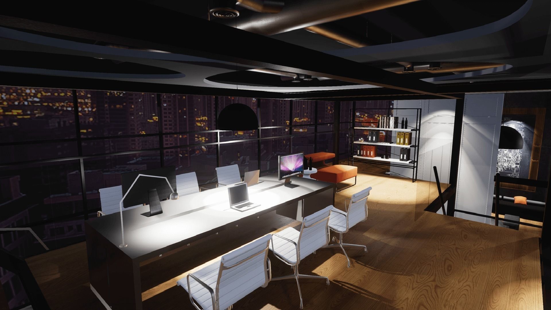 UE4 Office Low-poly 3D model_8