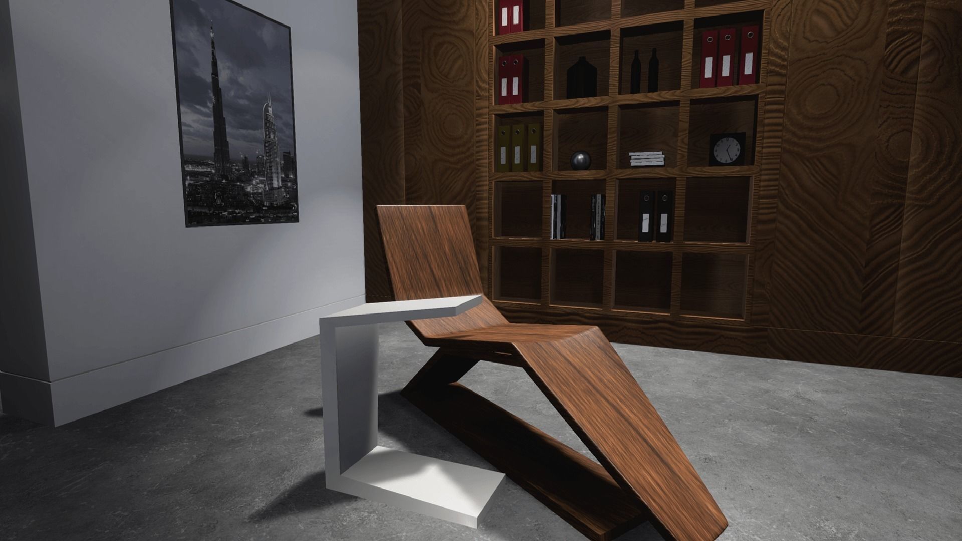 UE4 Office Low-poly 3D model_10