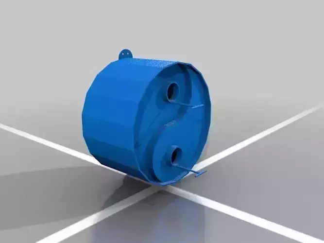 Yin-Yang Birdhouse Free 3D print model