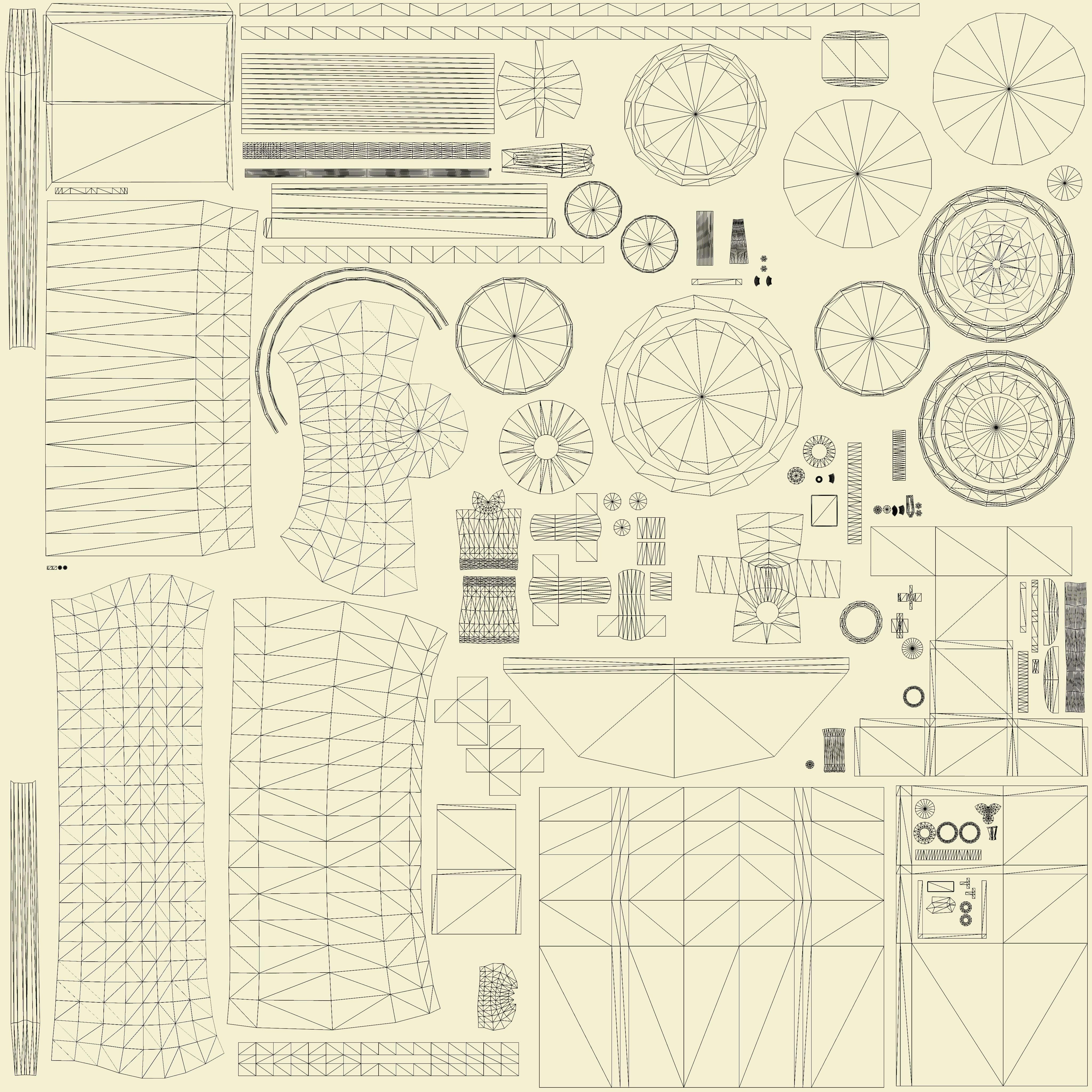 Fishing Ship with interior game-ready asset Free low-poly 3D model_20