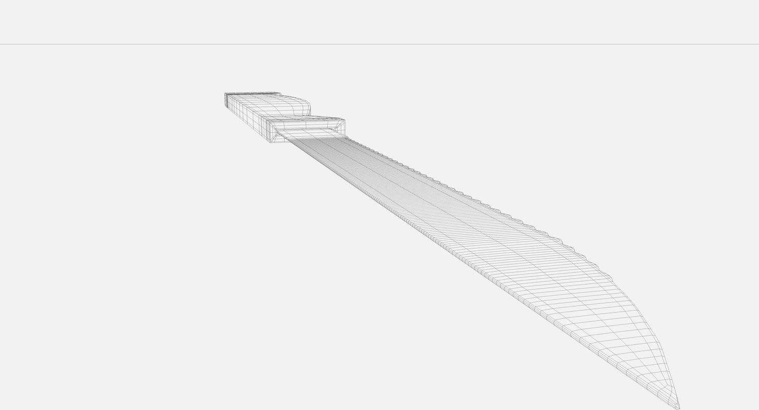 knife 3D print model_3