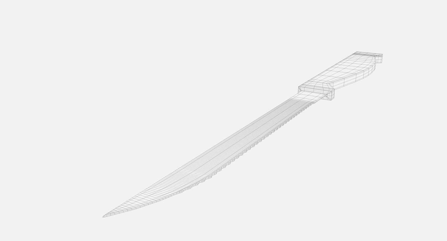 knife 3D print model_11