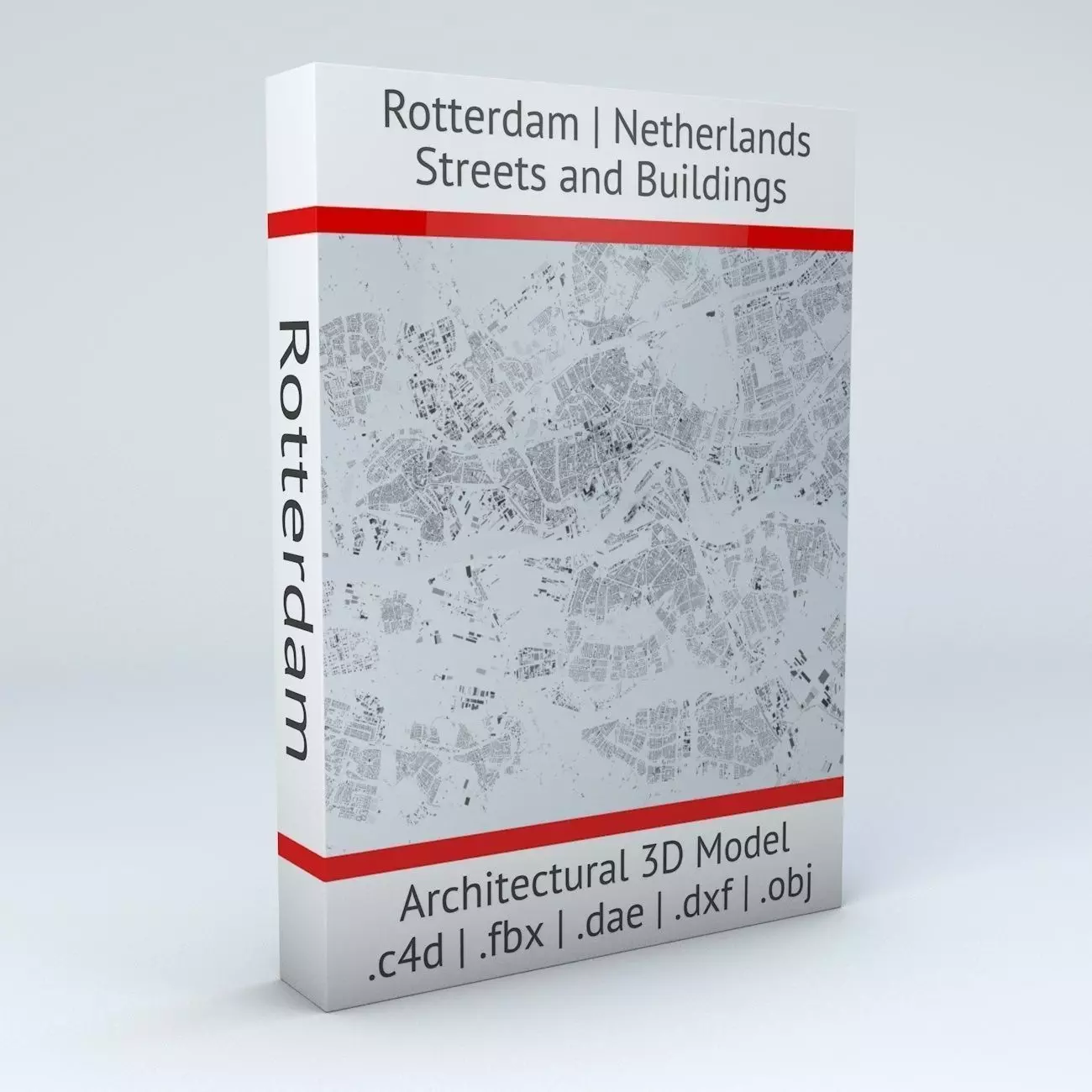 Rotterdam Streets and Buildings 3D model_0