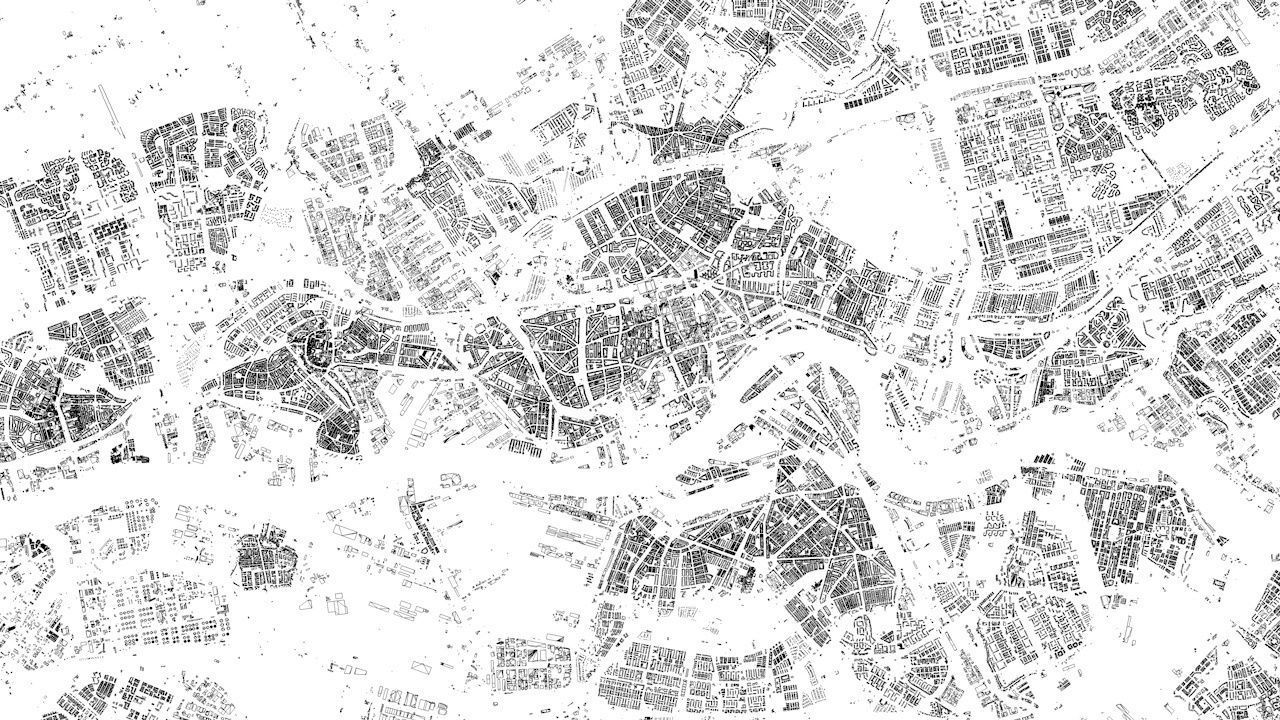 Rotterdam Streets and Buildings 3D model_10