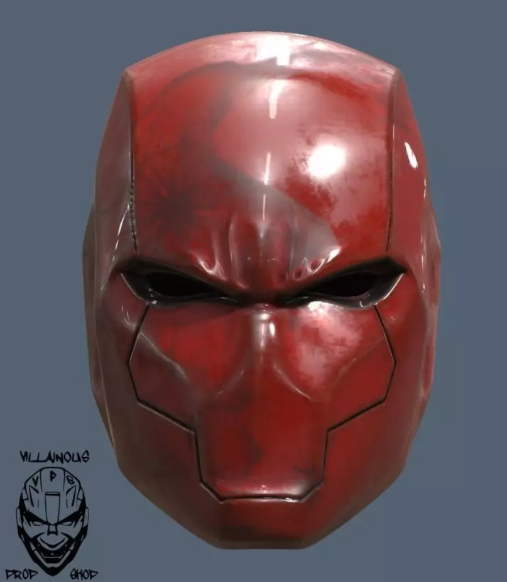 Red Hood Helmet Rebirth 3D print model_0