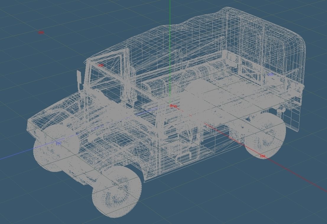 JGSDF High Mobility Vehicles early model 3D model_6