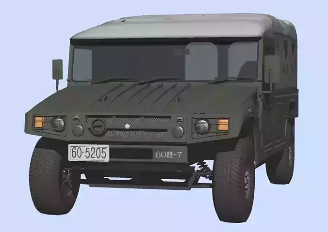 JGSDF High Mobility Vehicles early model 3D model