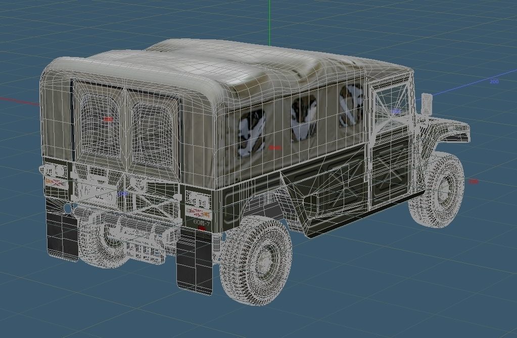 JGSDF High Mobility Vehicles early model 3D model_5