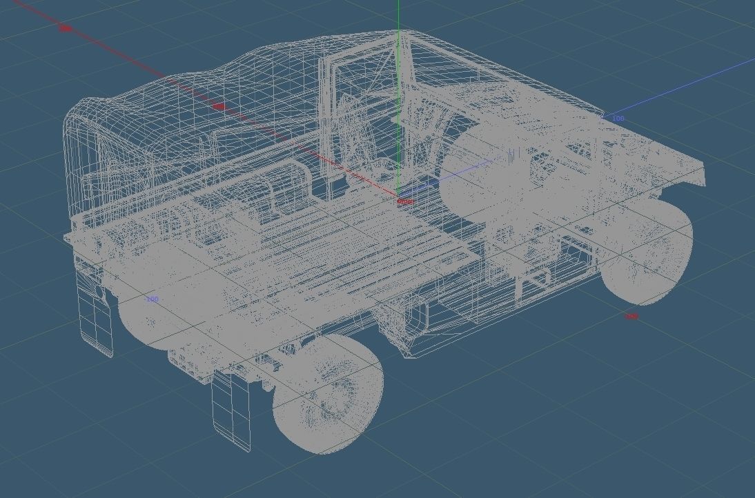JGSDF High Mobility Vehicles early model 3D model_7