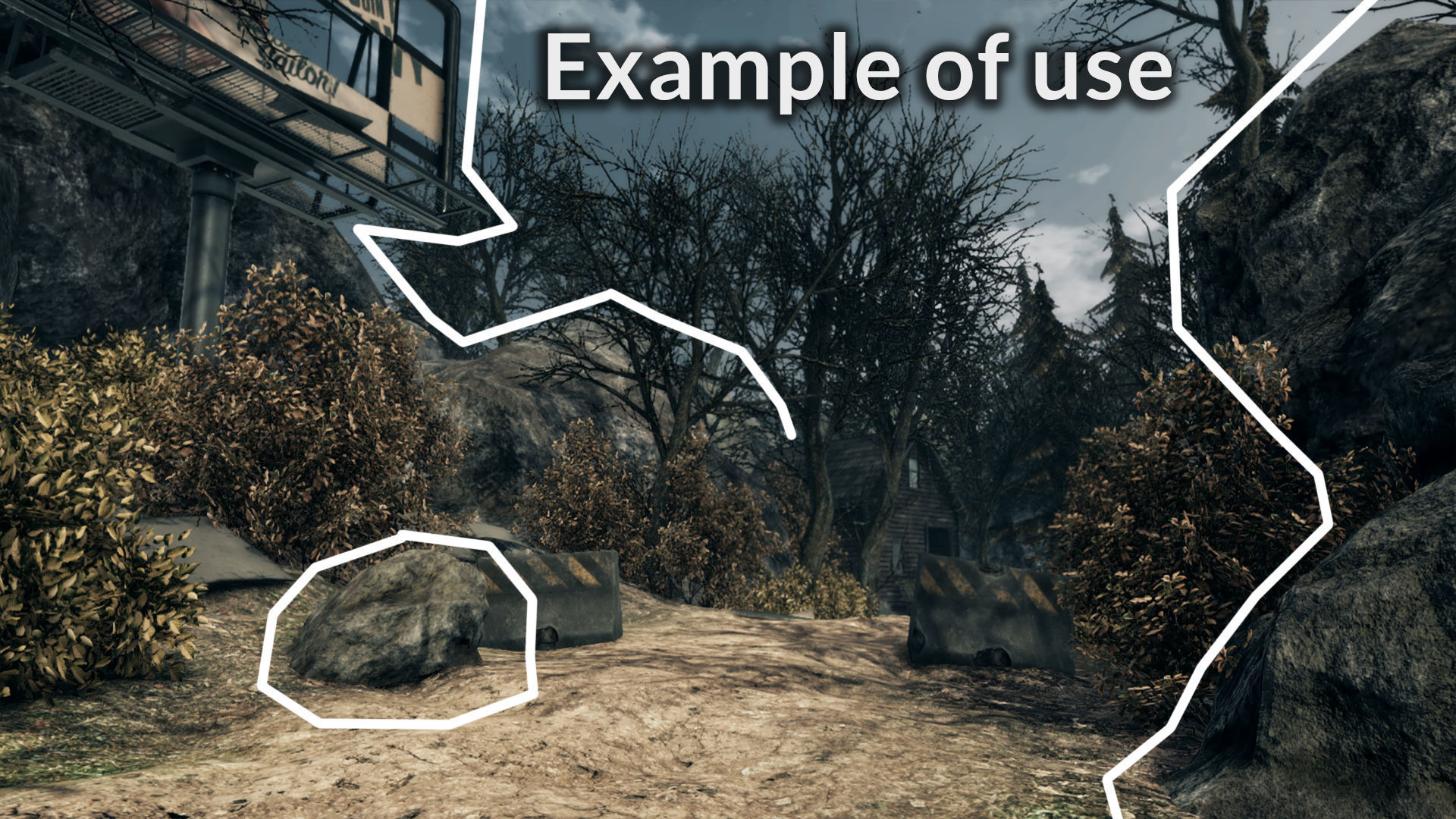 Mountain Rocks Collection PBR Low-poly 3D model_2