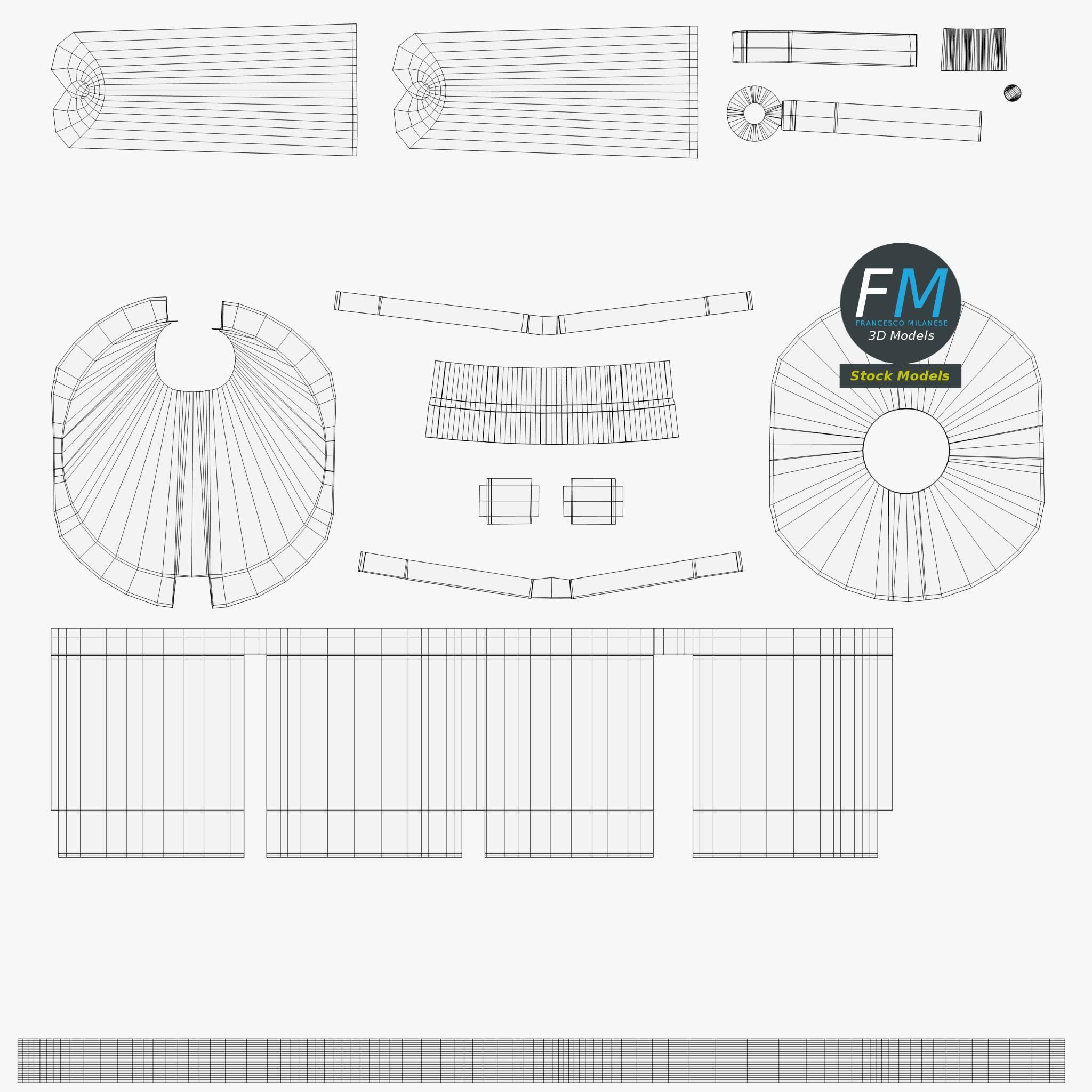Schuko power plug 2 3D model_11