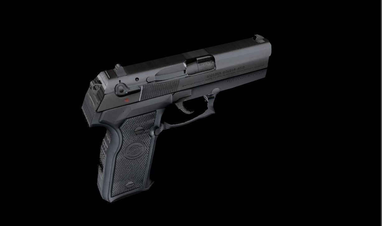 BERETTA STOEGER COUGAR 8mm Free 3D model_0